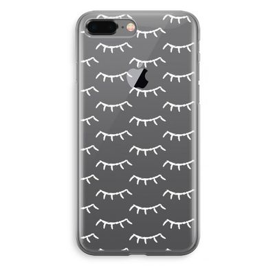 Wimpers: iPhone 8 Plus Transparant Hoesje