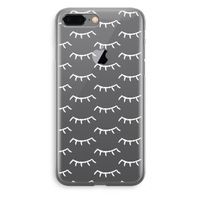 Wimpers: iPhone 8 Plus Transparant Hoesje