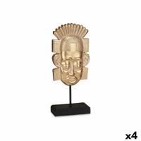 Decoratieve figuren Indiaas Gouden 17,5 x 36 x 10,5 cm (4 Stuks)