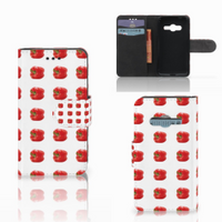 Samsung Galaxy Trend 2 Book Cover Paprika Red - thumbnail