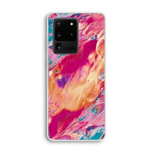 Pastel Echoes: Samsung Galaxy S20 Ultra Transparant Hoesje