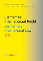 Elementair Internationaal Recht 2025 / Elementary International Law 2025 (Paperback)