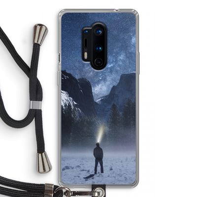 Wanderlust: OnePlus 8 Pro Transparant Hoesje met koord