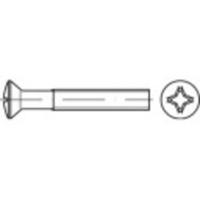 TOOLCRAFT TO-5432013 Bolverzonken schroeven M4 60 mm Kruiskop Phillips Staal Galvanisch verzinkt 500 stuk(s)