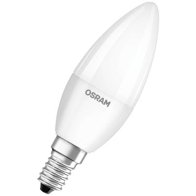 OSRAM HOMELIGHTING 4058075831964 LED-lamp Energielabel F (A - G) E14 Kaars 4.9 W = 40 W Warmwit (Ø x h) 37 mm x 96 mm 1 stuk(s)