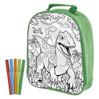 Creative Craft Group Dino kleur je eigen tas met stiften