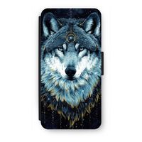 Darkness Wolf: iPhone SE 2020 Flip Hoesje