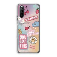 Positivity: Sony Xperia 10 III Transparant Hoesje Positivity: Sony Xperia 10 III Transparant Hoesje