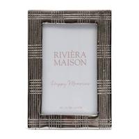 Rivièra Maison Fotolijst Tartan, Zilver