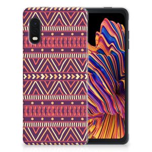 Samsung Xcover Pro TPU bumper Aztec Paars