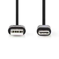 Nedis USB-Kabel | USB-A Male naar USB-C Male | 480 Mbps | 3 m | 1 stuks - CCGP60600BK30 CCGP60600BK30 - thumbnail