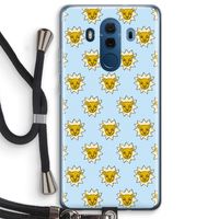 Leeuwenkoppen: Huawei Mate 10 Pro Transparant Hoesje met koord Leeuwenkoppen: Huawei Mate 10 Pro Transparant Hoesje met koord