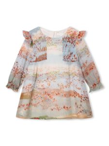 Chloé Kids robe volantée à fleurs - Multicolore