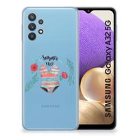Samsung Galaxy A32 5G Telefoonhoesje met Naam Boho Summer