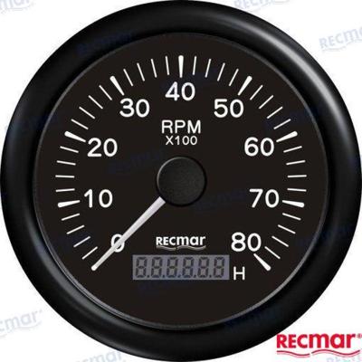 Relojes cuentavueltas y horarios RECKY07206 - CUENTAVUELTAS 1.0/10.0 - 0/8000 RPM NEGR