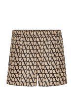 Valentino Garavani short de bain Toile Iconographe - Tons neutres