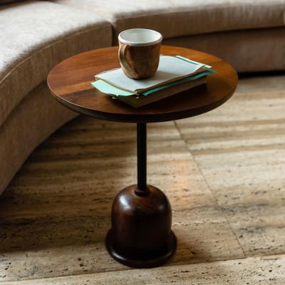 Dutchbone Bijzettafel 'Hazel' Mangohout, 45cm