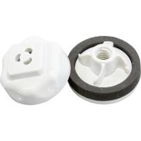 Hammond Electronics Gatenplug Polycarbonaat Lichtgrijs (Ø x h) 28 mm x 12 mm 1 stuk(s) - thumbnail