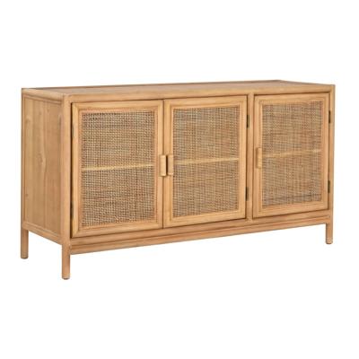 Dressoir Home ESPRIT Lichtbruin Rotan Spar 120 x 40 x 65 cm
