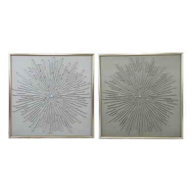 Canvas Home ESPRIT polyestyreen Canvas 100 x 3,5 x 100 cm