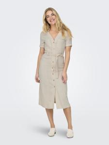 Only Onlsiesta Ss Lin Bl Shirt Dress Pnt Noos Lange Jurken Moonbeam