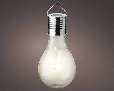 Solar bulb d8h14cm transparant Lumineo Solar Hanging Lights - Lumineo