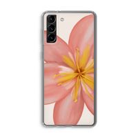 Pink Ellila Flower: Samsung Galaxy S21 Plus Transparant Hoesje