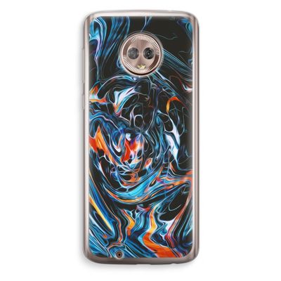 Black Unicorn: Motorola Moto G6 Transparant Hoesje