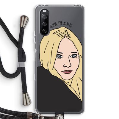 Ashley: Sony Sony Xperia 10 III Transparant Hoesje met koord
