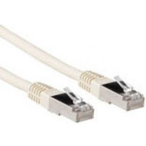 ACT Ivoor 0,5 meter LSZH SFTP CAT6A patchkabel met RJ45 connectoren