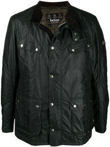 Barbour veste à effet ciré - Vert