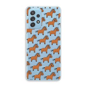 Pony: Samsung Galaxy A73 Transparant Hoesje