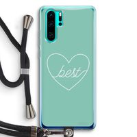 Best heart pastel: Huawei P30 Pro Transparant Hoesje met koord