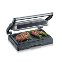 Severin 2394 Contactgrill Elektrisch Grijs metallic - thumbnail