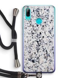Gespikkelde marmer: Huawei P Smart (2019) Transparant Hoesje met koord