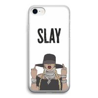 Slay All Day: iPhone SE 2020 Transparant Hoesje
