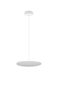 Trio Witte strakke hanglamp Tray Ø 40cm 340910131