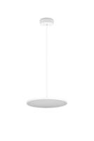 Trio Witte strakke hanglamp Tray Ø 40cm 340910131 - thumbnail