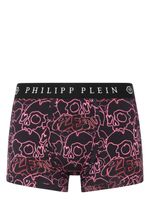 Philipp Plein boxer imprimé à taille logo - Noir - thumbnail