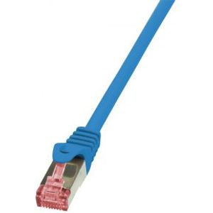 LogiLink 0.5m Cat.6 S/FTP netwerkkabel Blauw 0,5 m Cat6 S/FTP (S-STP)