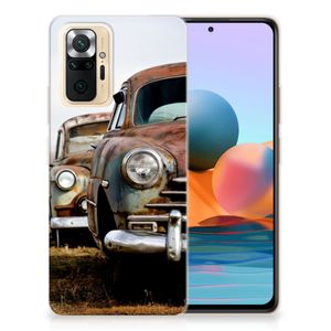 Xiaomi Redmi Note 10 Pro Siliconen Hoesje met foto Vintage Auto