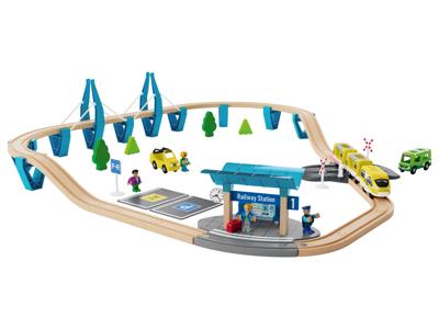Playtive Houten treinbaan (Passagierstrein)