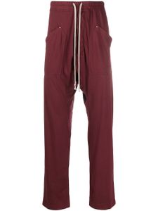 Rick Owens DRKSHDW pantalon de jogging à coupe sarouel - Rouge