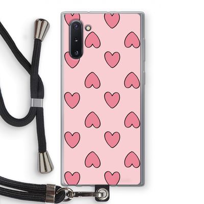 Ondersteboven verliefd: Samsung Galaxy Note 10 Transparant Hoesje met koord