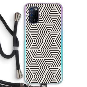 Magic pattern: Oppo A92 Transparant Hoesje met koord