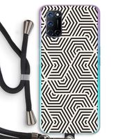 Magic pattern: Oppo A92 Transparant Hoesje met koord