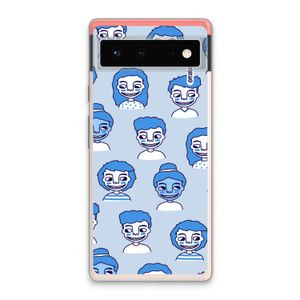 Gezichtjes: Google Pixel 6 Transparant Hoesje