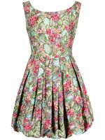 A.N.G.E.L.O. Vintage Cult robe courte à fleurs (années 1950) - Vert - thumbnail