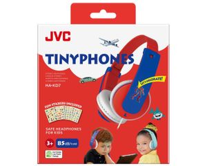 JVC HA-KD7-R Headset Bedraad Hoofdband Muziek Blauw, Rood