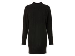 esmara Dames gebreide jurk (S (36/38), Zwart)